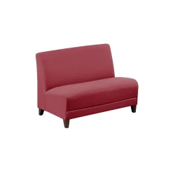 Parkside Armless Loveseat in Polyurethane or Fabric - 44