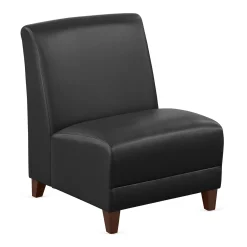 Parkside Armless Oversized Guest Chair in Faux Leather - 25