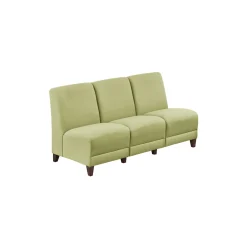 Parkside Armless Sofa in Polyurethane or Fabric - 64.5