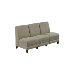 Parkside Armless Sofa in Polyurethane or Fabric - 64.5