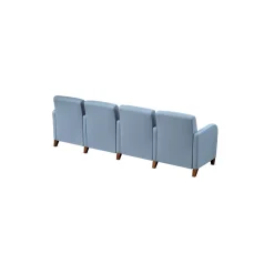 Parkside Four Seater with Center Arms - 99.5"W