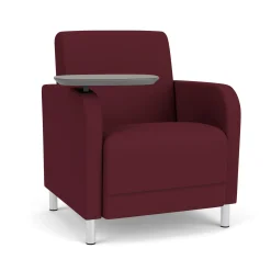 Parkside Guest Chair with Swivel Tablet in Standard Upholstery