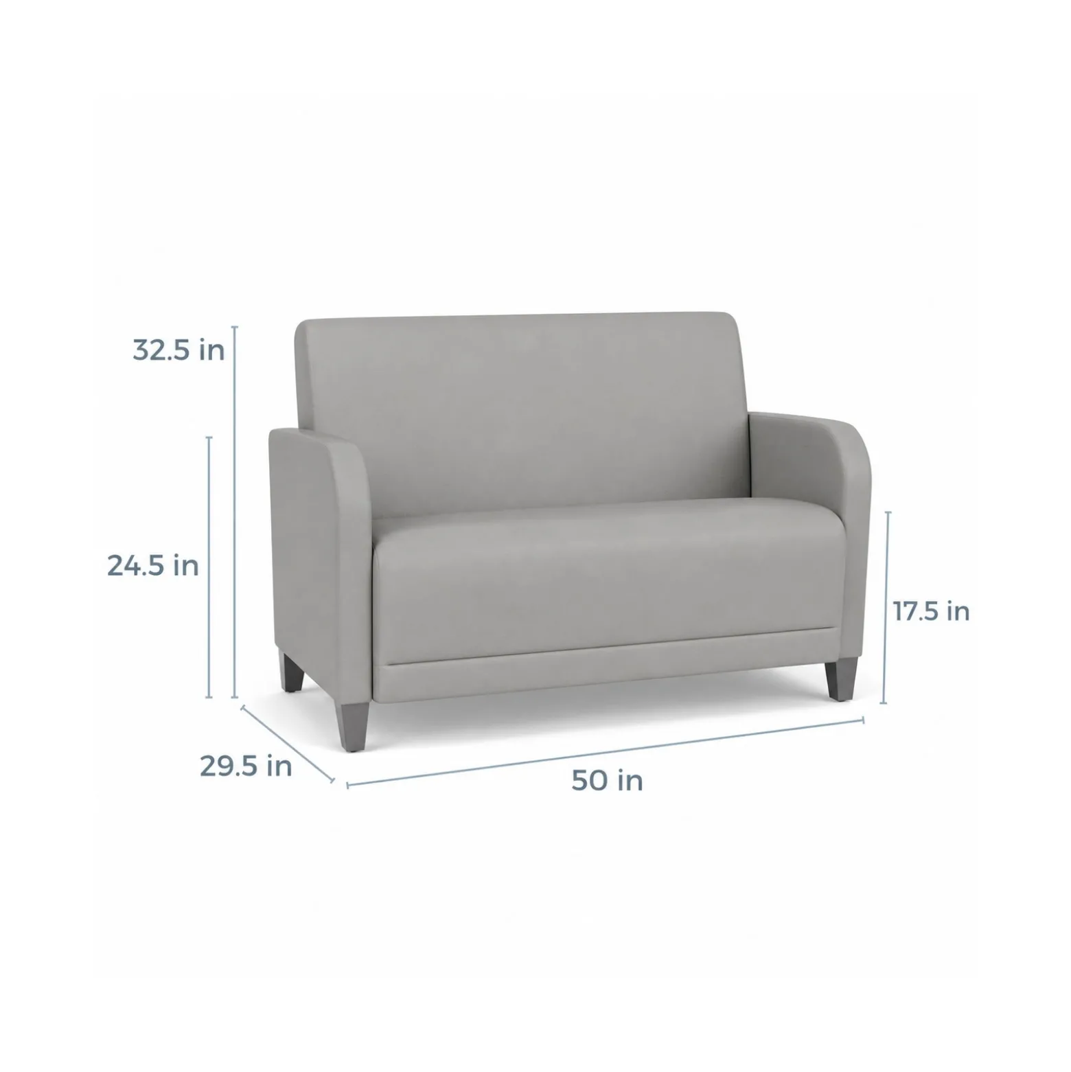 Parkside Loveseat in Designer Upholstery