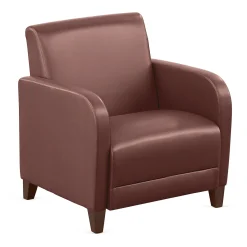 Parkside Oversized Guest Chair in Faux Leather - 31