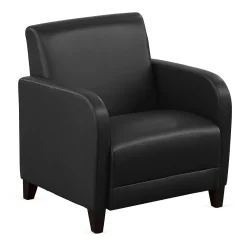 Parkside Oversized Guest Chair in Faux Leather - 31