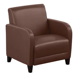 Parkside Oversized Guest Chair in Faux Leather - 31