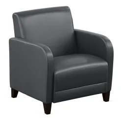 Parkside Oversized Guest Chair in Faux Leather - 31