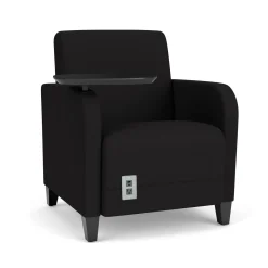 Parkside Powered Guest Chair with Swivel Tablet in Standard Upholstery