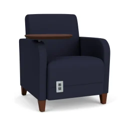 Parkside Powered Guest Chair with Swivel Tablet in Standard Upholstery