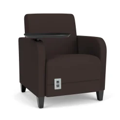 Parkside Powered Guest Chair with Swivel Tablet in Standard Upholstery