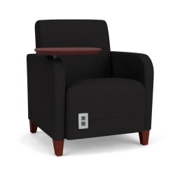 Parkside Powered Guest Chair with Swivel Tablet in Standard Upholstery
