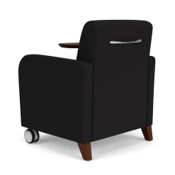 Parkside Powered Guest Chair with Tablet and Casters in Standard Upholstery