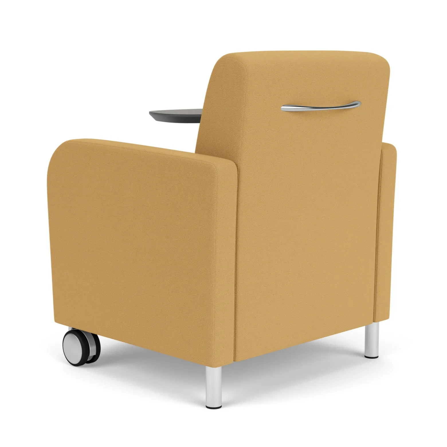 Parkside Powered Guest Chair with Tablet and Casters in Standard Upholstery