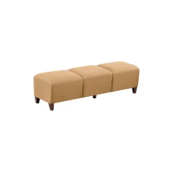 Parkside Three Seat Bench in Polyurethane or Fabric - 64.5