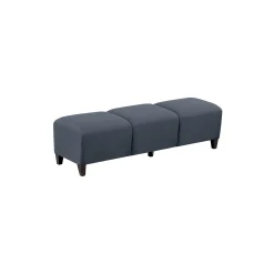 Parkside Three Seat Bench in Polyurethane or Fabric - 64.5
