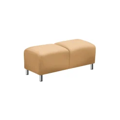 Parkside Two Seat Bench in Polyurethane or Fabric - 43"W