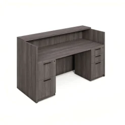 Parley Reception Desk with Storage - 72”W x 30”D