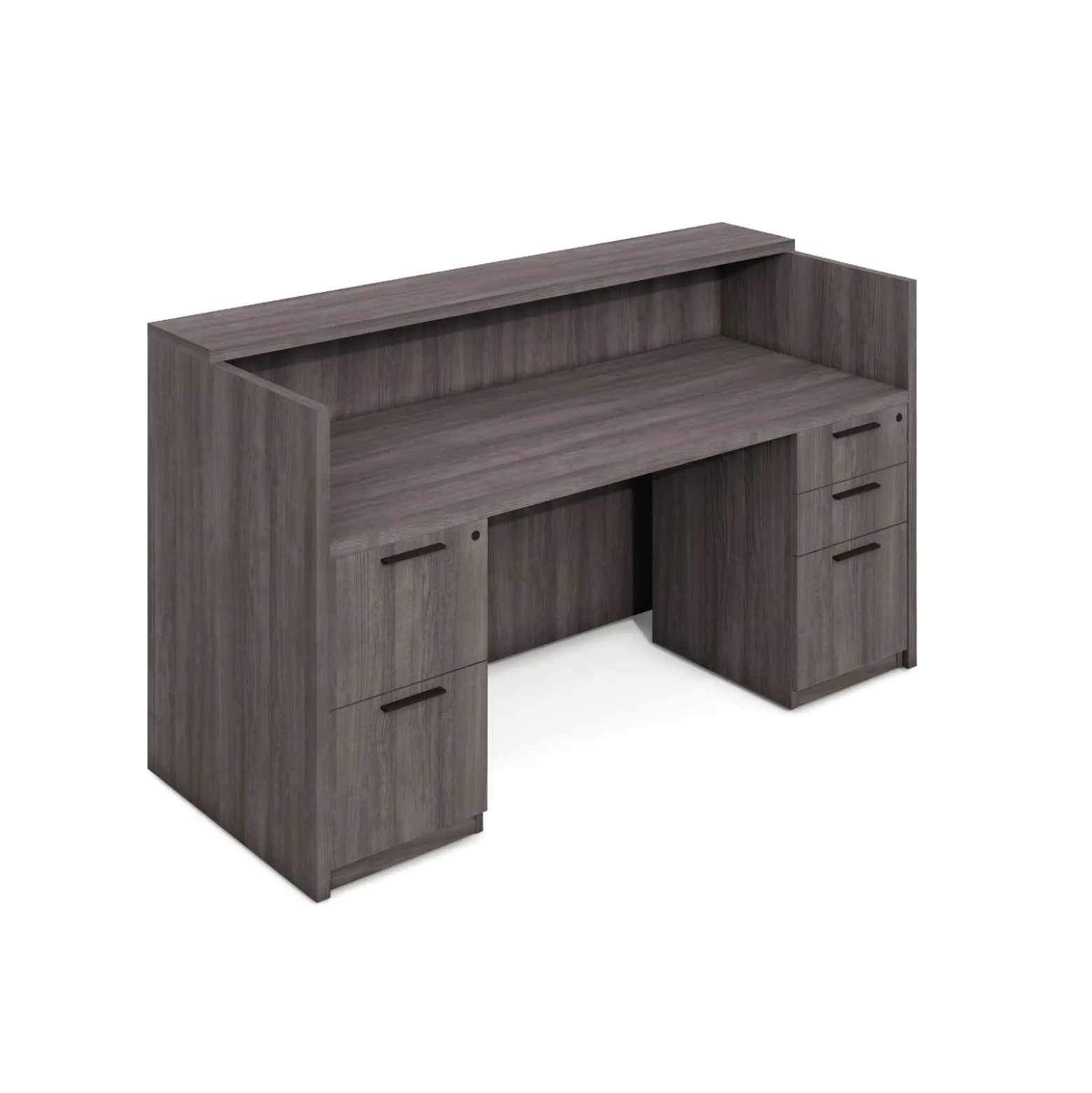 Parley Reception Desk with Storage - 72”W x 30”D