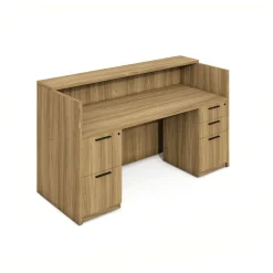Parley Reception Desk with Storage - 72”W x 30”D
