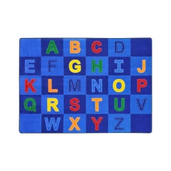 Patchwork Letters 5'4" x 7'8" Area Rug