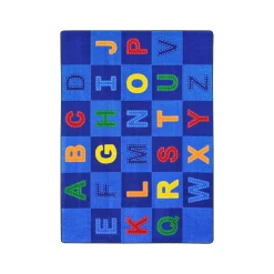 Patchwork Letters 5'4" x 7'8" Area Rug