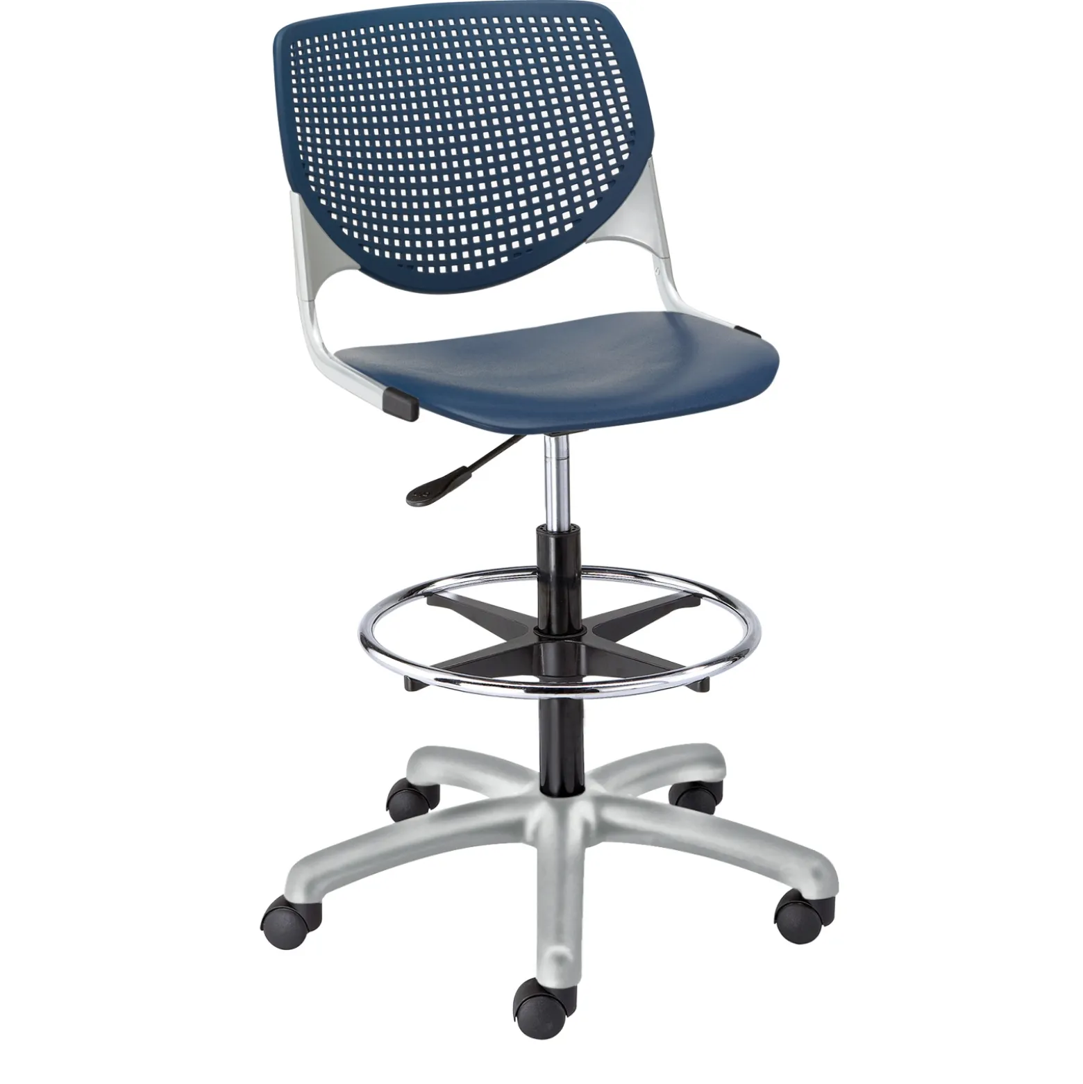 Perforated Back Polypropylene Stool