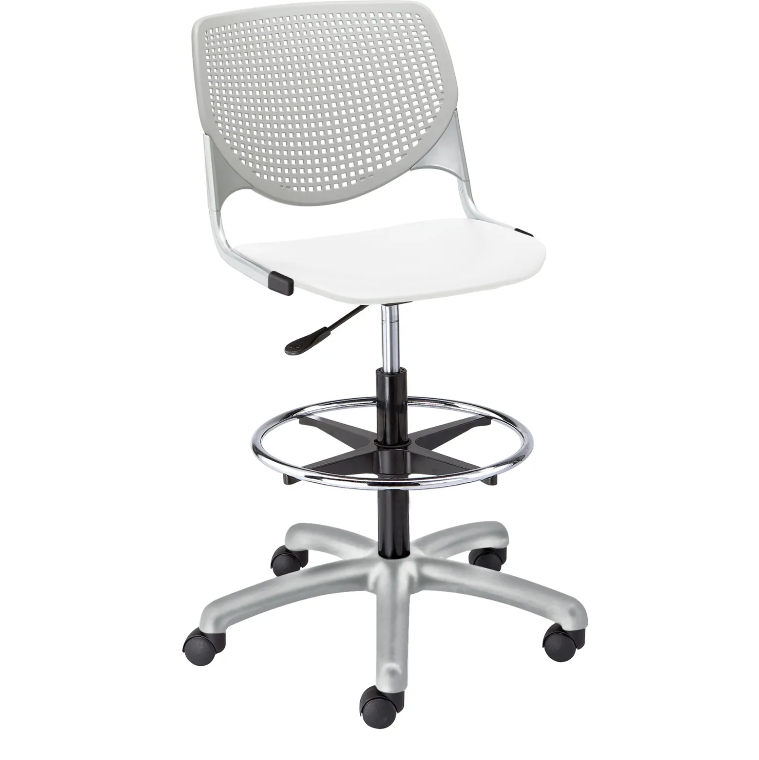 Perforated Back Polypropylene Stool