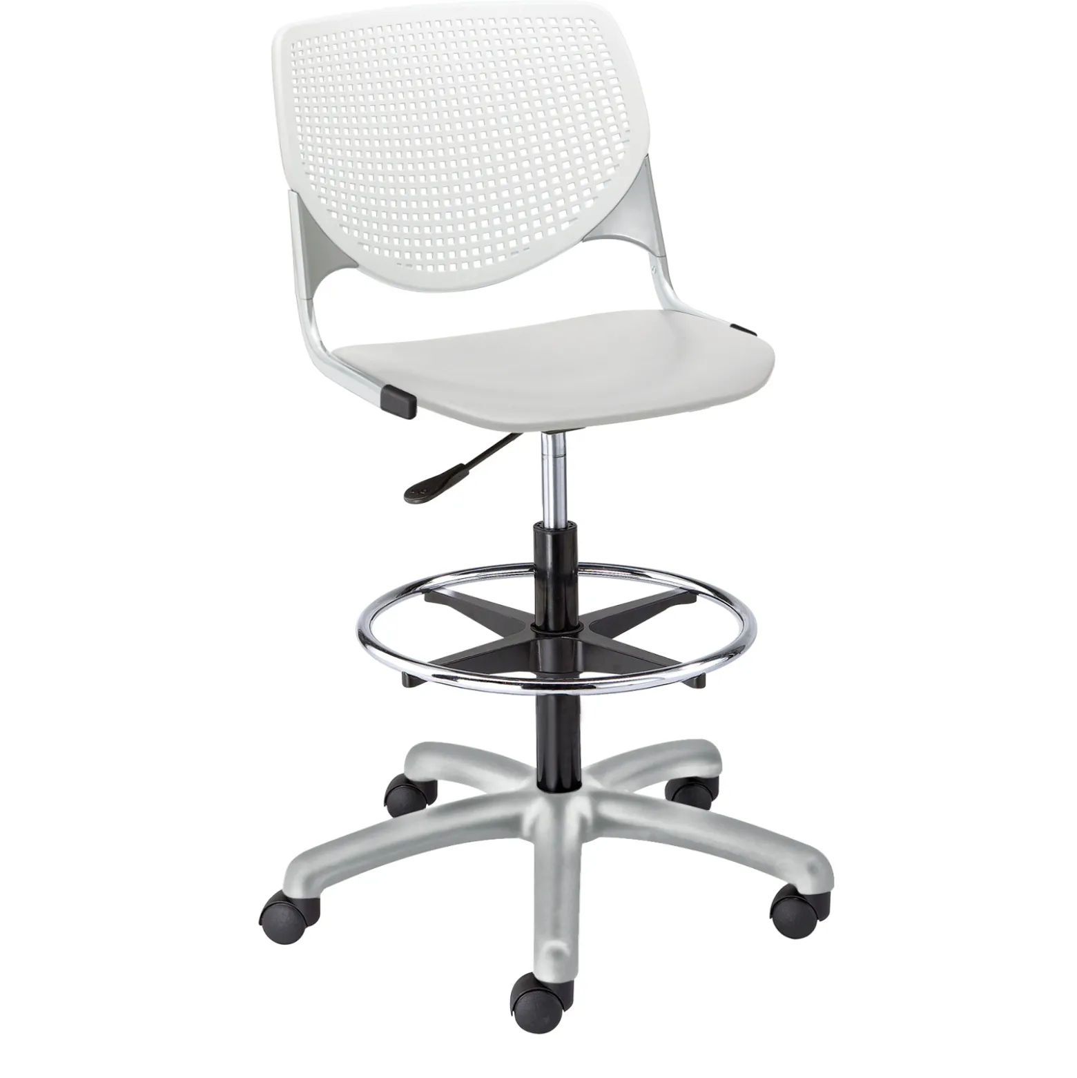 Perforated Back Polypropylene Stool
