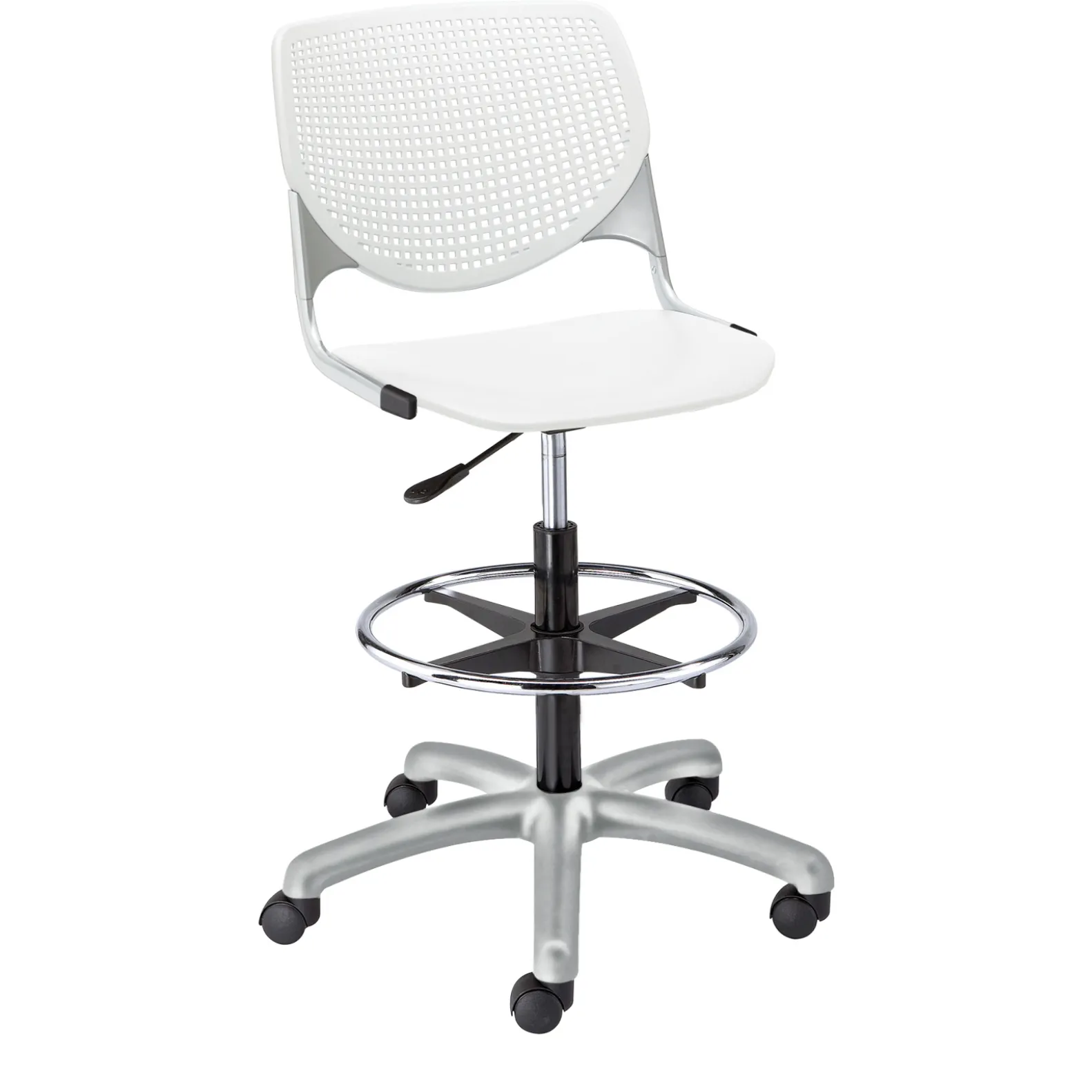 Perforated Back Polypropylene Stool