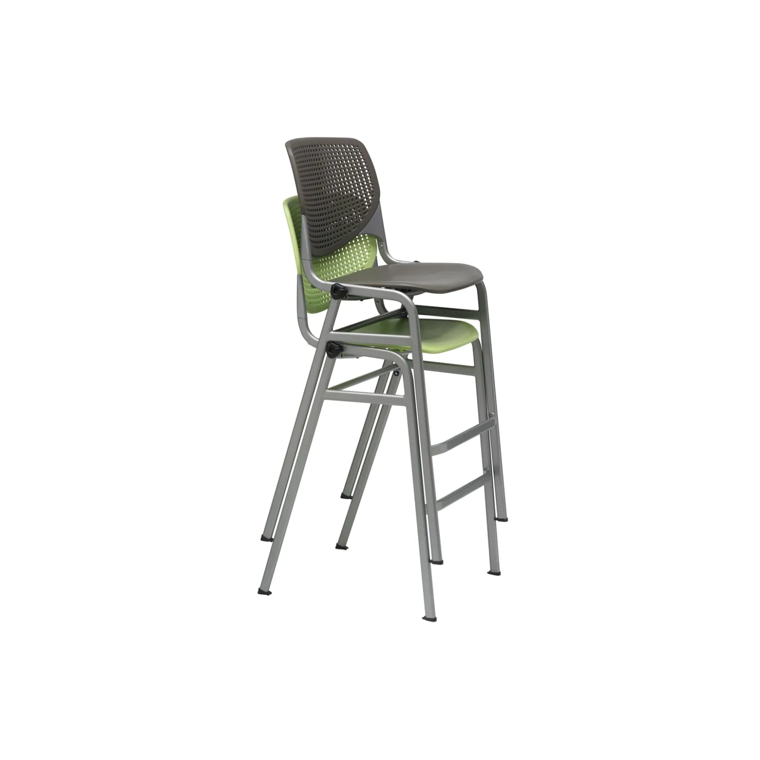 Perforated Back Polypropylene Stool
