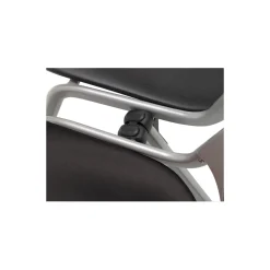 Perforated Poly Back and Upholstered Seat Stack Chair - 400 lb. Capacity
