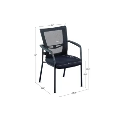 Perspective Mesh Back Guest Chair