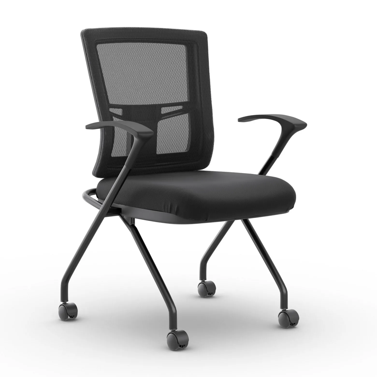 Perspective Mesh-Back Nesting Chair