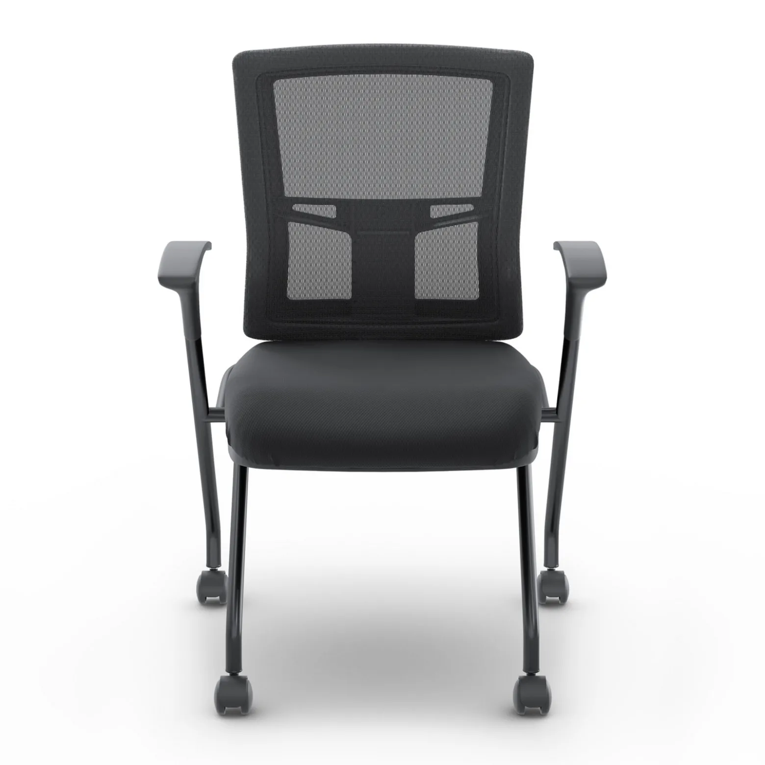 Perspective Mesh-Back Nesting Chair