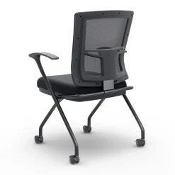 Perspective Mesh-Back Nesting Chair