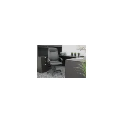 Philips High-Back Bonded Leather Executive Chair with Adjustable Seat