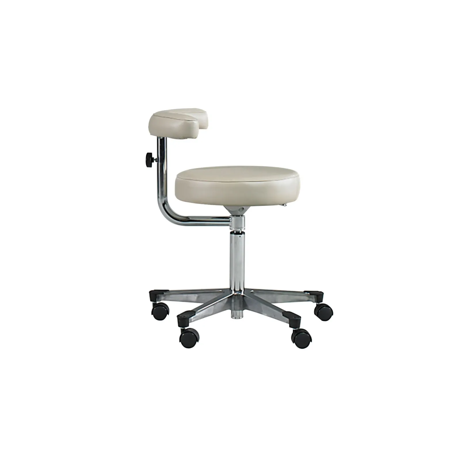 Physician Exam Stool with Procedure Arm and Composite Base