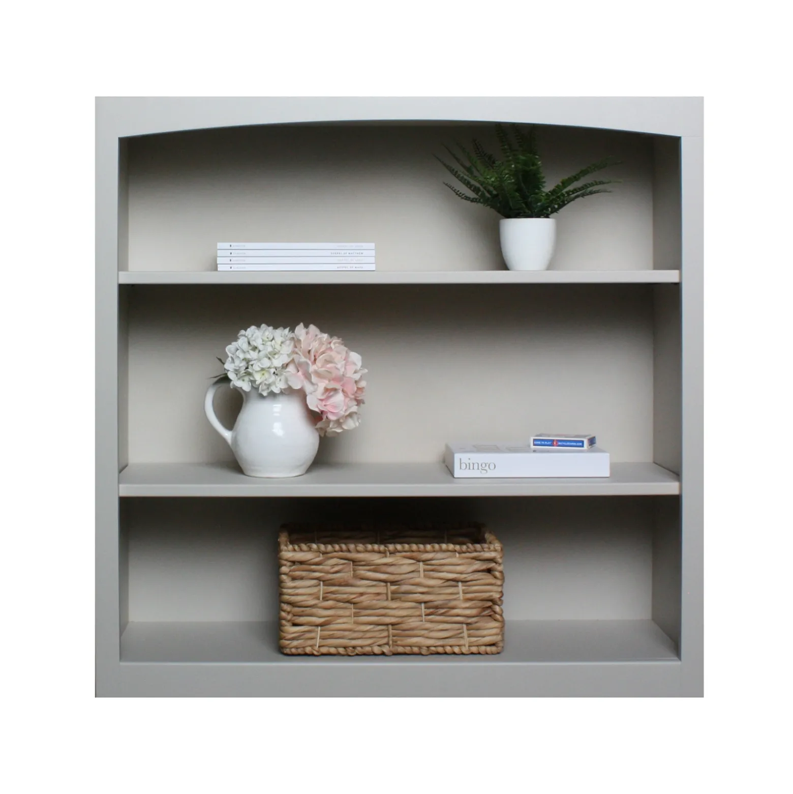 Pine Bookcases 3-Shelf Bookcase – 36"W x 36”H