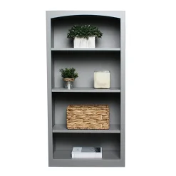 Pine Bookcases 4-Shelf Bookcase – 24”W x 48”H