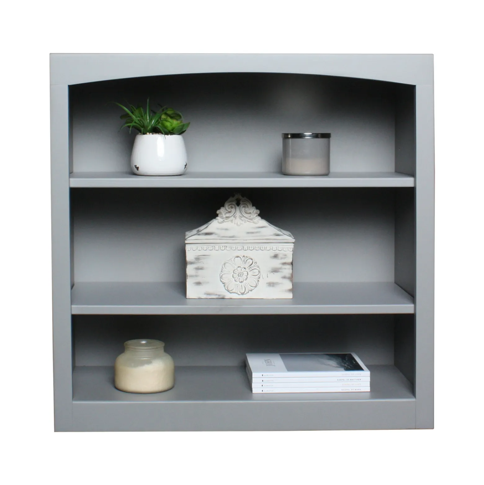 Pine Bookcases 3-Shelf Bookcase – 30"W x 30”H