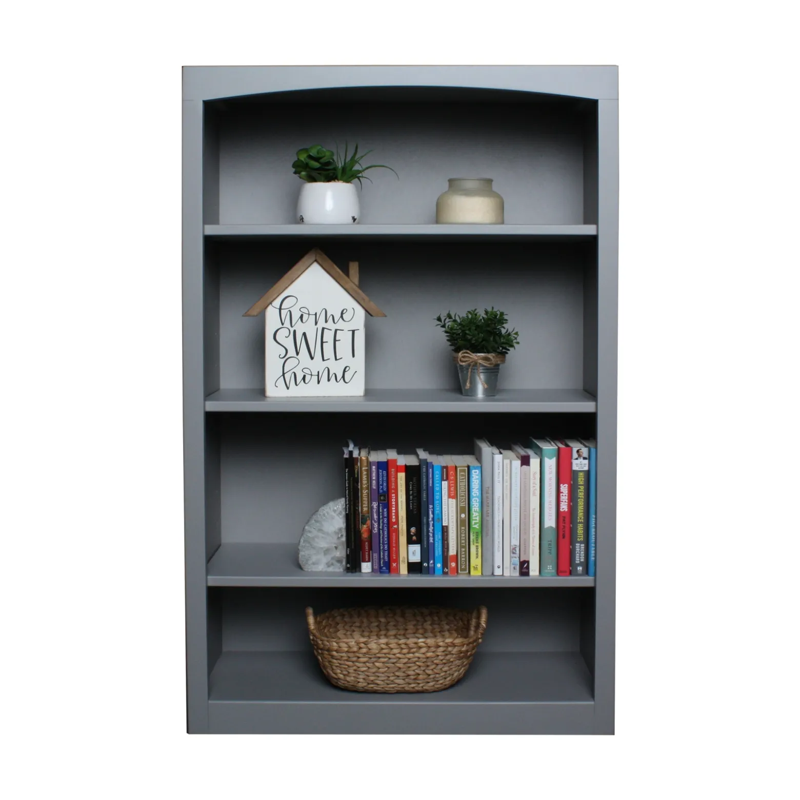 Pine Bookcases 4-Shelf Bookcase – 30”W x 48”H