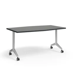 Pirouette Double Chevron Mobile Table - 60
