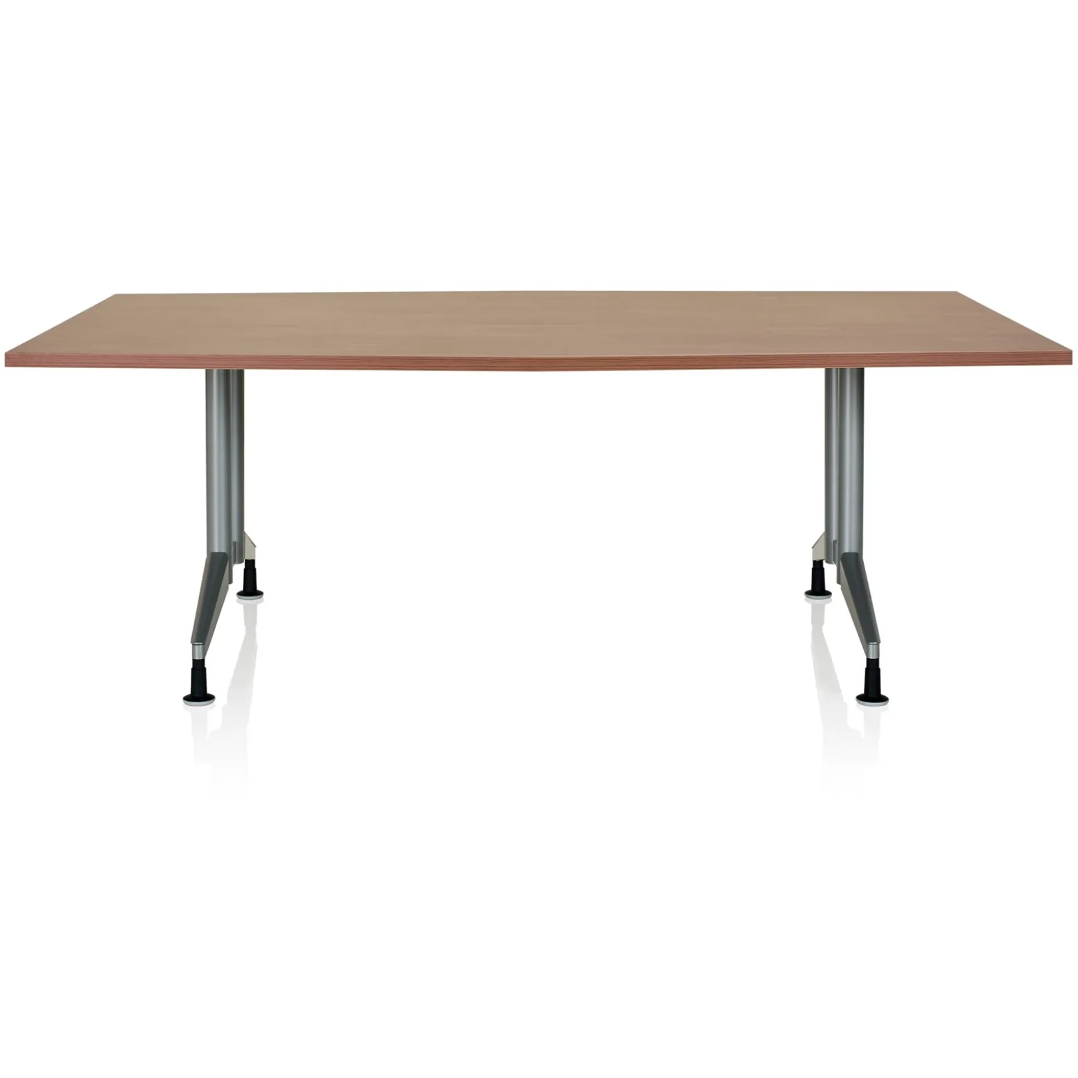 Pirouette Double Chevron Mobile Table - 72"W x 42"D