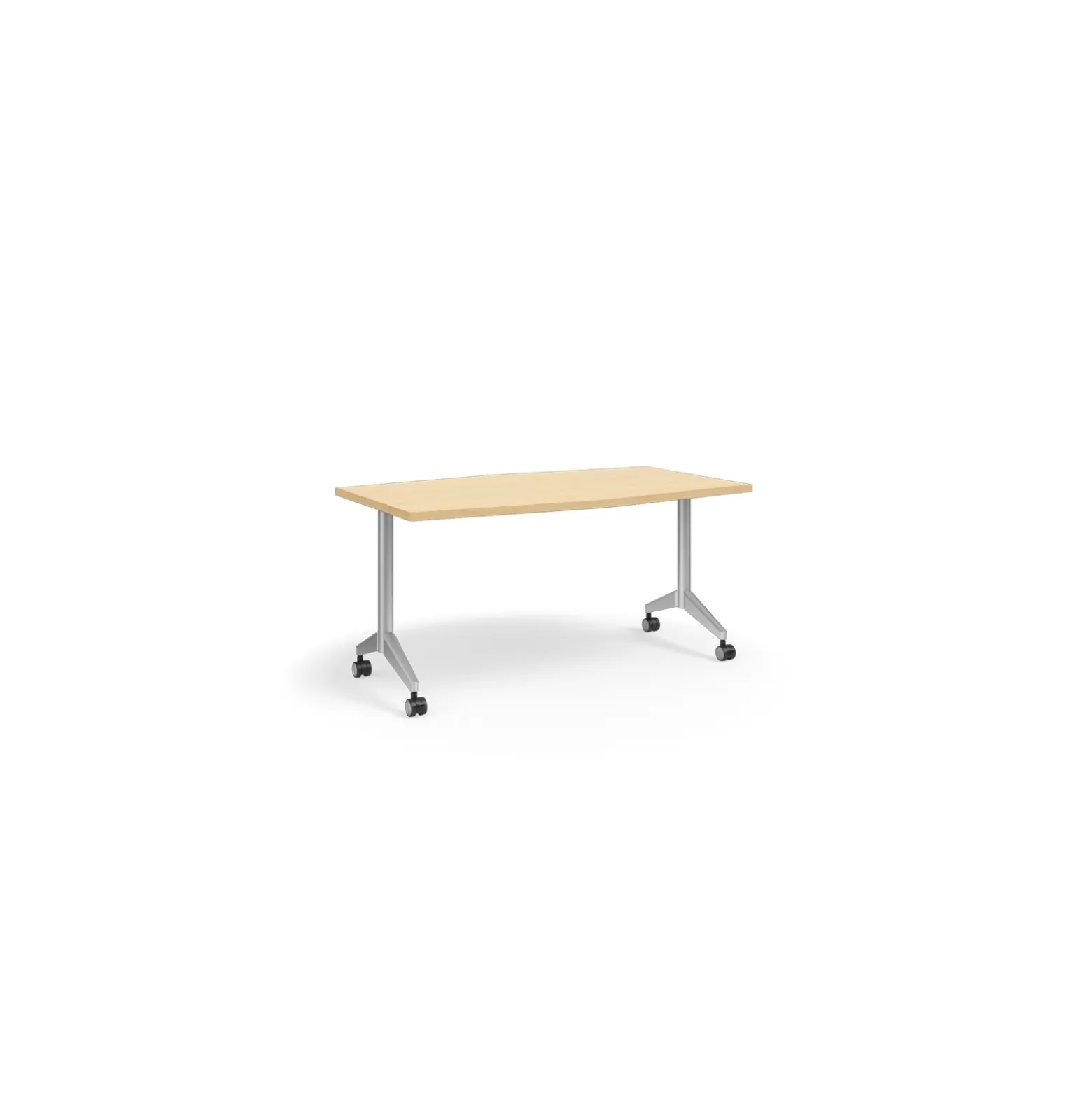 Pirouette Double Chevron Mobile Table - 72"W x 42"D