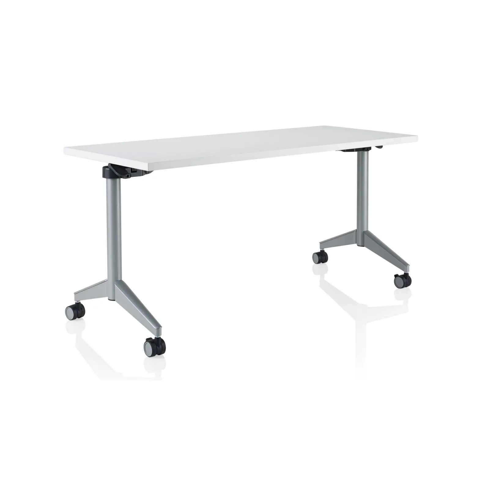 Pirouette Rectangular Flip-Top Training Table - 60"W x 30"D