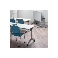 Pirouette Rectangular Flip-Top Training Table - 60