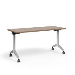 Pirouette Rectangular Flip-Top Training Table - 60