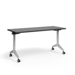 Pirouette Rectangular Flip-Top Training Table - 60
