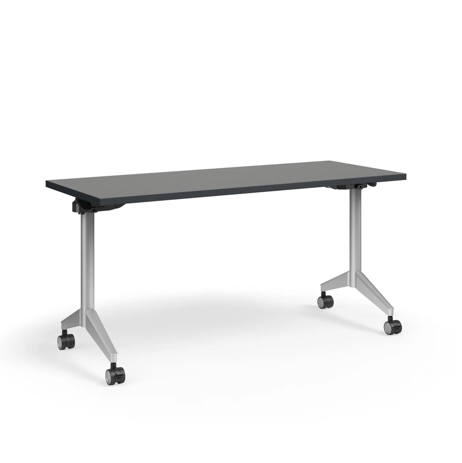 Pirouette Rectangular Flip-Top Training Table - 60"W x 30"D