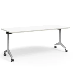 Pirouette Rectangular Flip-Top Training Table - 72"W x 30"D